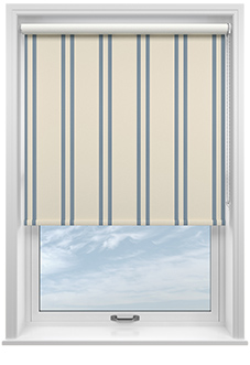 Adelaide, Winnies Stripe Raffs Blue - Twist&Fit Roller Blind